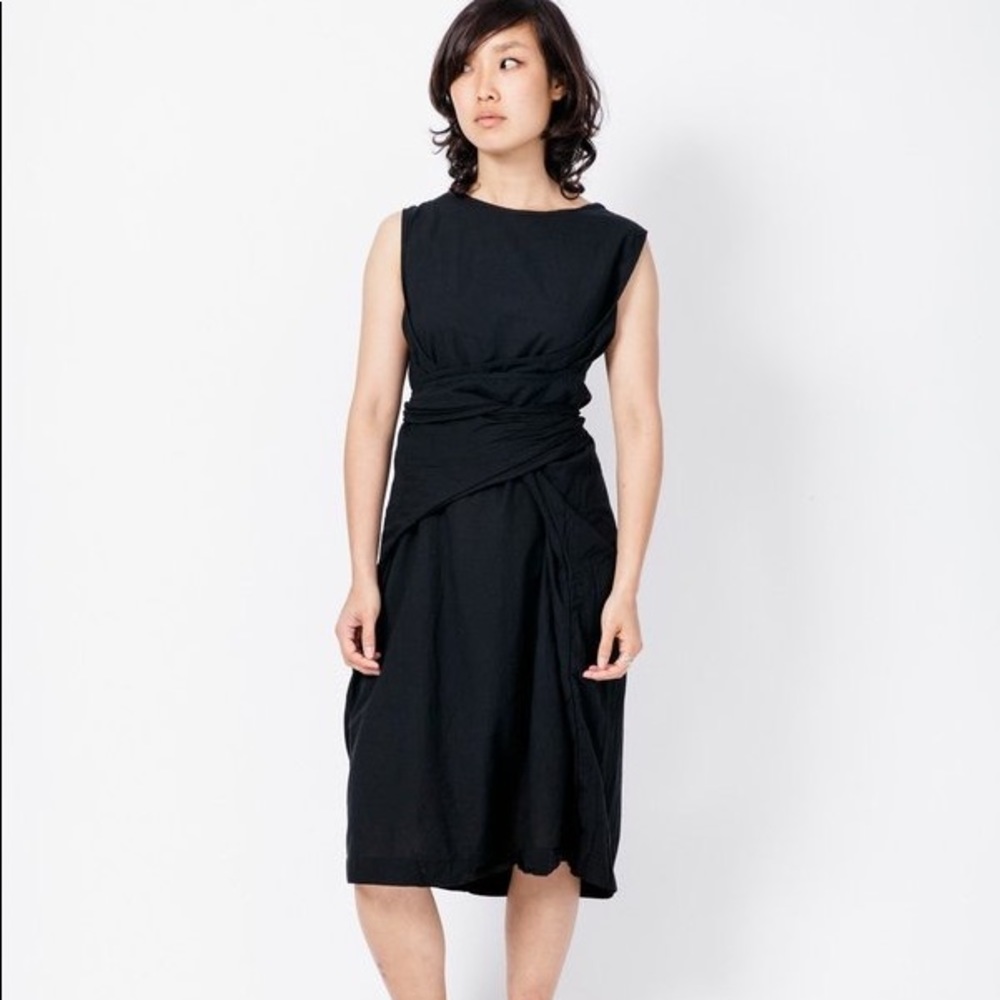 UZI NYC Black Cotton dress - One Size
